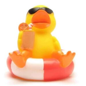 PATO EN FLOTADOR