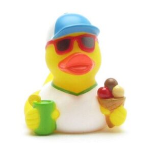 PATO TURISTA CON HELADO