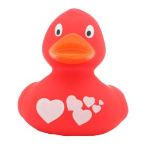 PATO ROJO CORAZONES
