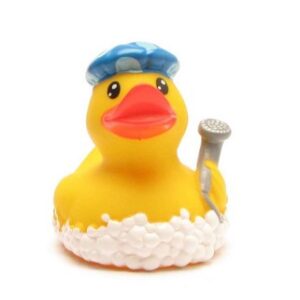 PATO DUCHA GORRO LUNARES